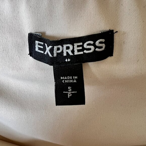 Express Skirt Womens Size S/P Tan Sequin Aztec Mini Sparkle Glam Summertime - Picture 2 of 13